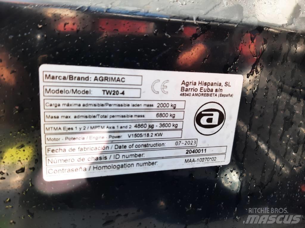 Agrimac TW20-4KL Terrenggående gaffeltruck