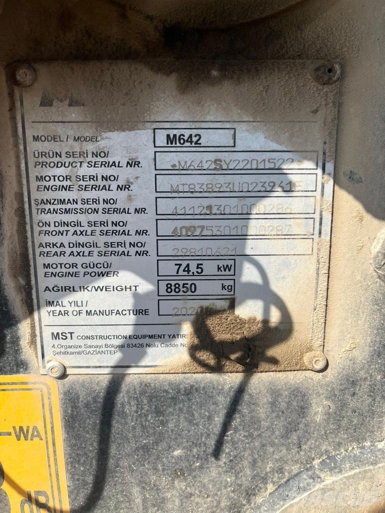 MST 642 Traktorgravere
