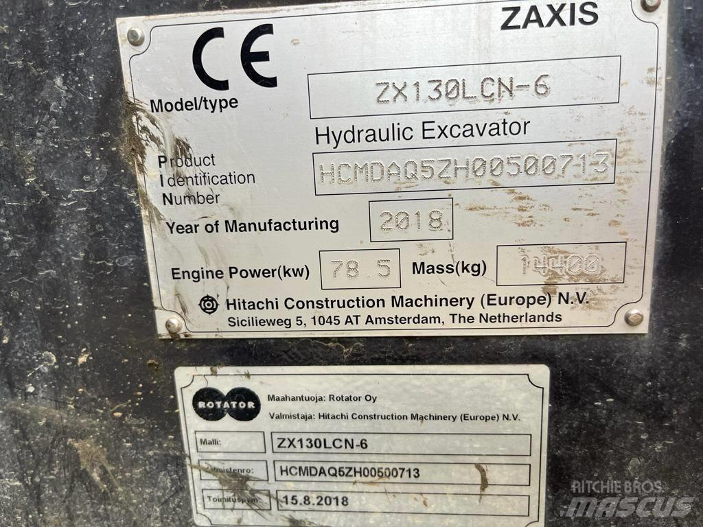 Hitachi ZX130LCN-6 Beltegraver