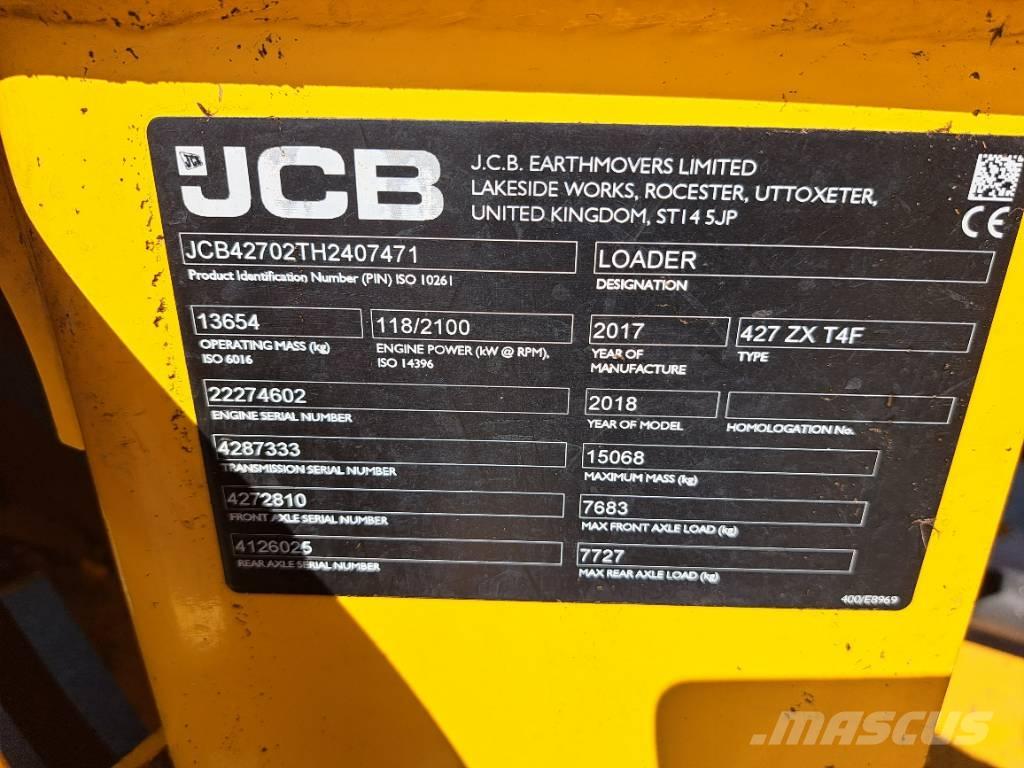 JCB 427 ZX Hjullastere