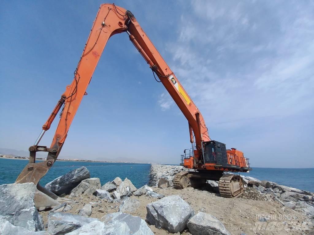 Hitachi EX 1200-6 Gravemaskiner med lang bom