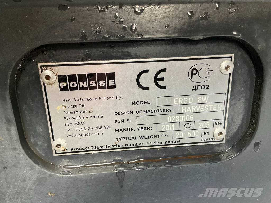 Ponsse ERGO 8W Hogstmaskiner
