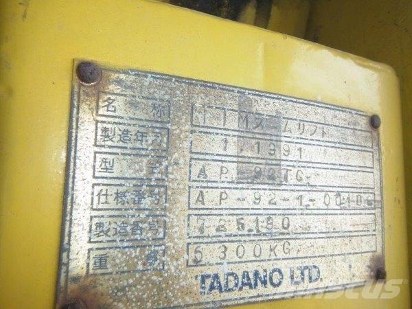 TADANO AP-92TG Leddede bomlifter