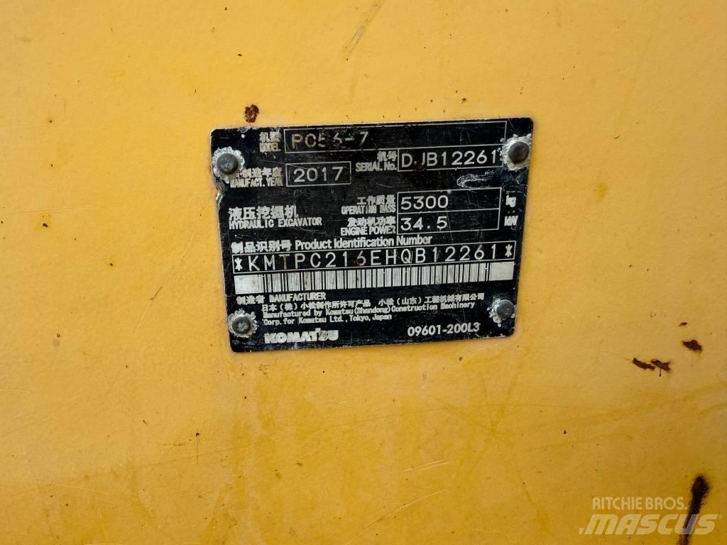 Komatsu PC 56-7 Minigravere <7t
