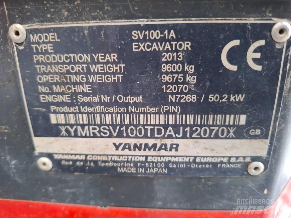 Yanmar SV100-1A Midigravere 7 - 12t