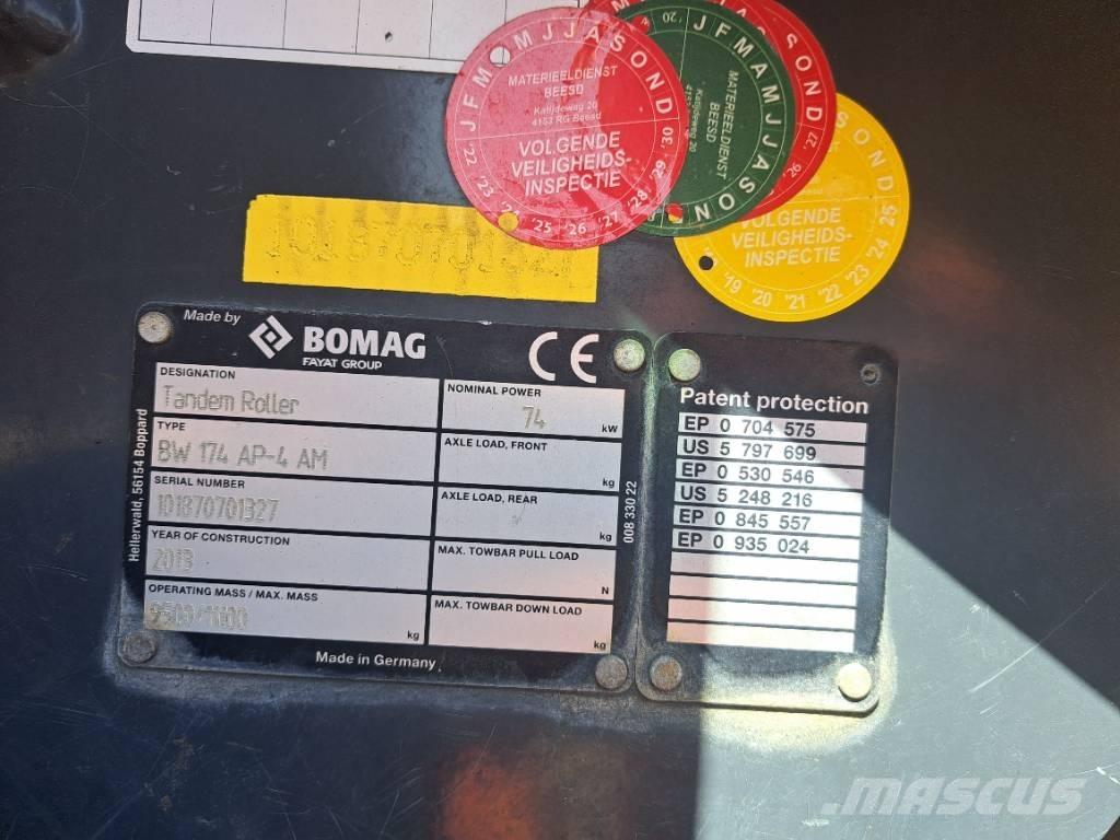 Bomag BW174 AP-4 AM Tandem Valser