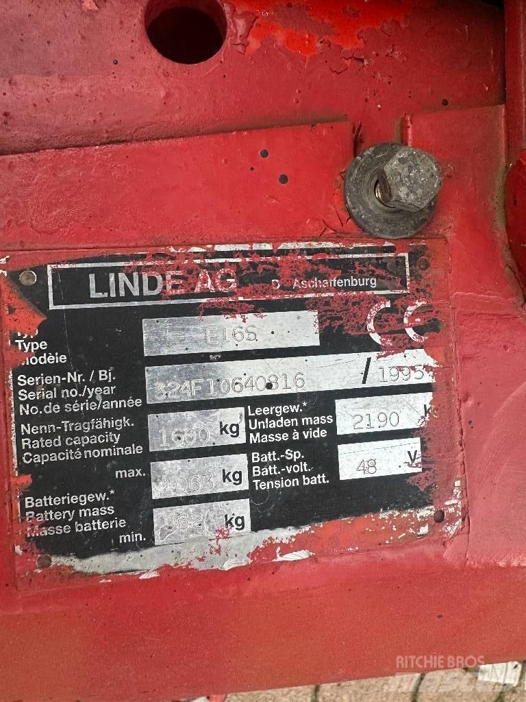 Linde E 16 S Elektriske trucker