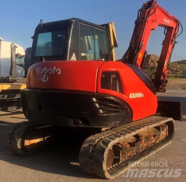 Kubota KX 080-4 Midigravere 7 - 12t