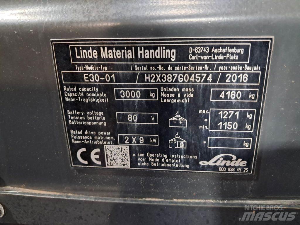 Linde E30-01 Elektriske trucker