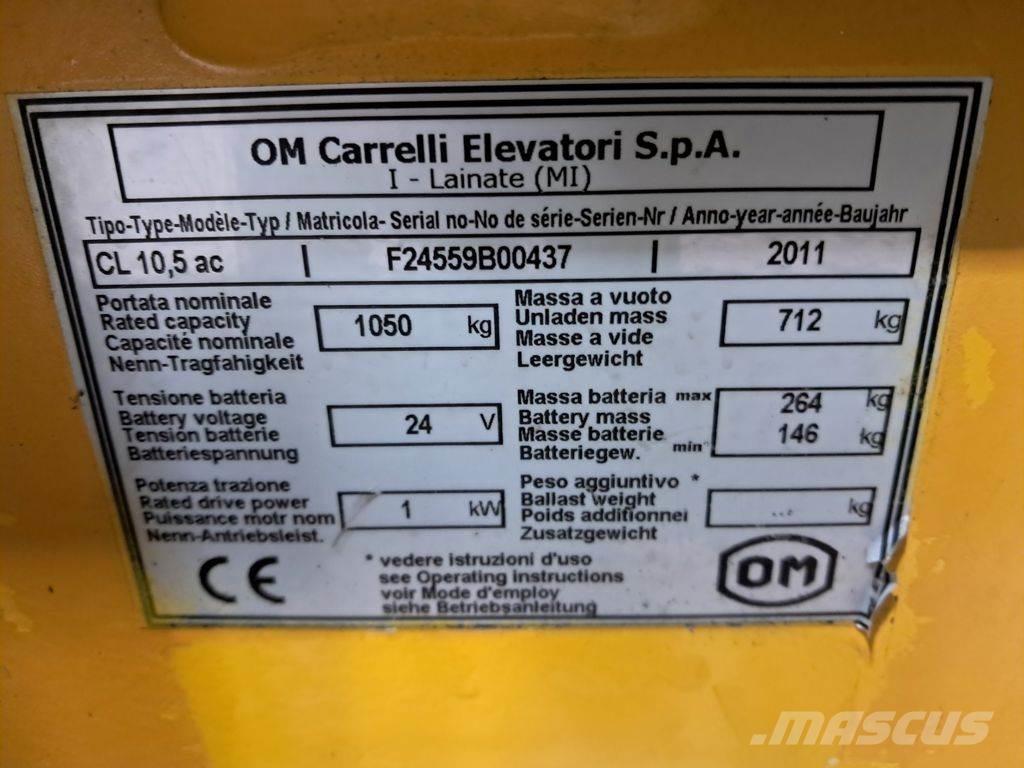 OM CL 10.5ac Ledestablere