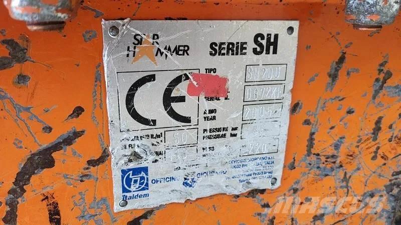 Star Hammer sh200 Hydrauliske hammere
