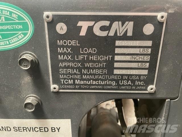 TCM FG15N18T Terrenggående gaffeltruck