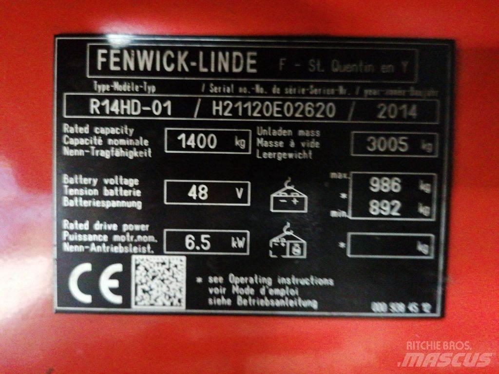 Linde R14HD-01 Skyvemasttruck
