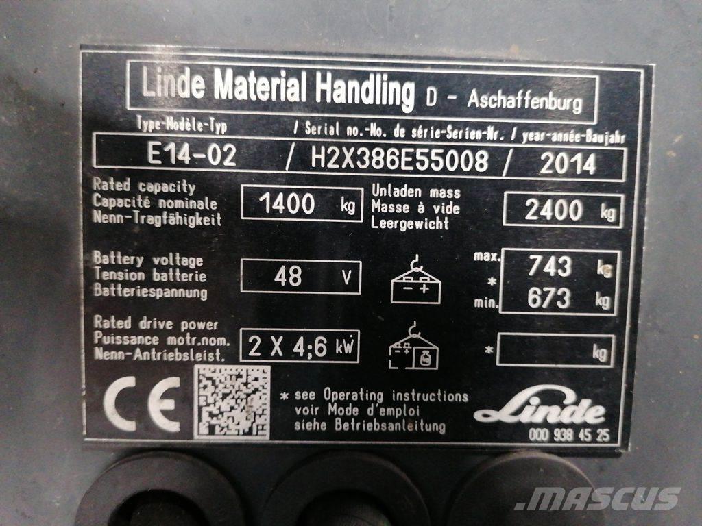 Linde E14-02 Elektriske trucker