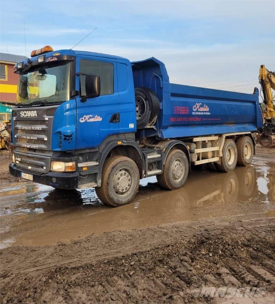 Scania R420 8x4 Liftdumper biler