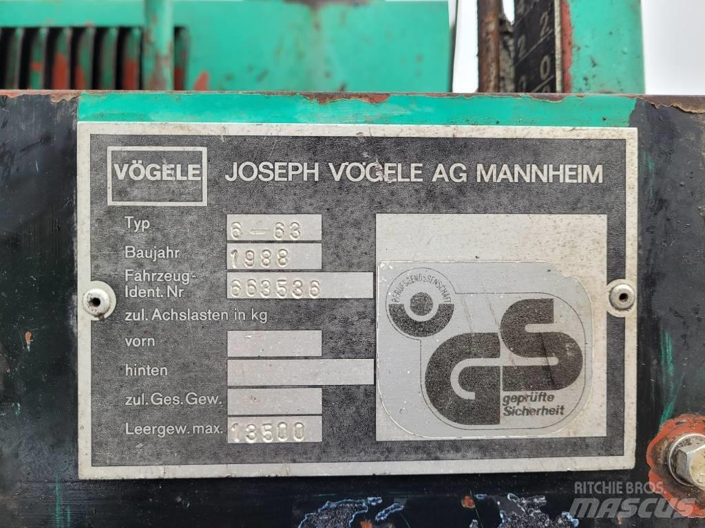 Vögele Super 1500 Asfaltutleggere