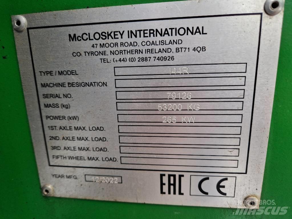 McCloskey I44RV3 Knusere