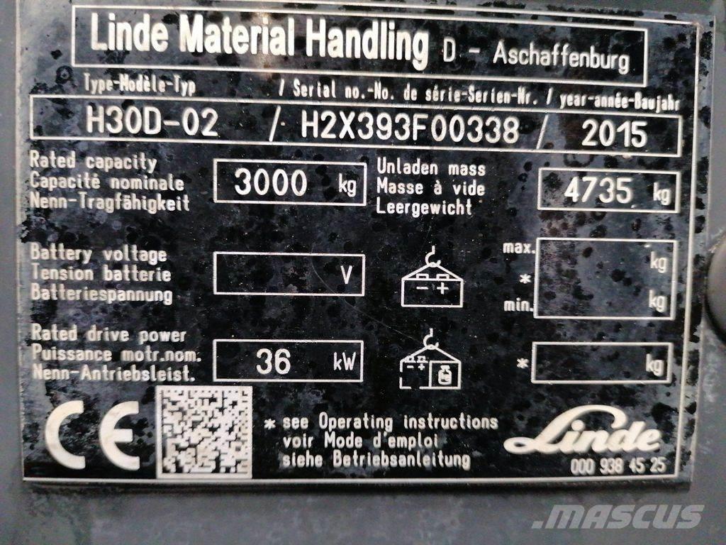 Linde H30D-02 Diesel Trucker