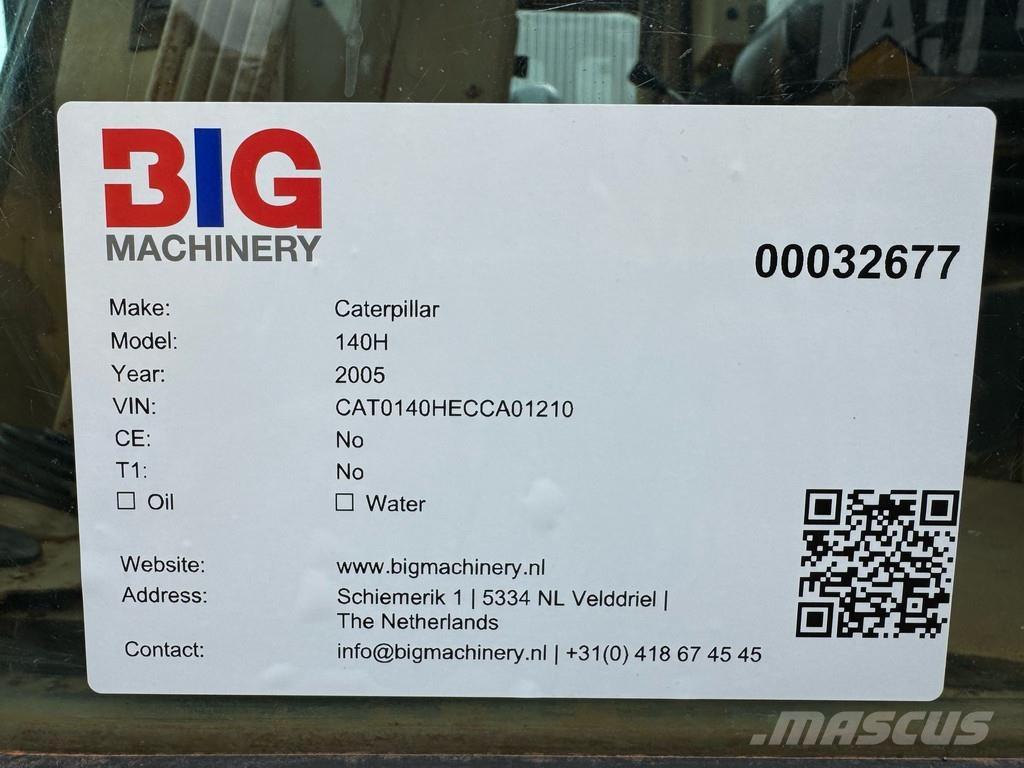 CAT 140H Veihøvler