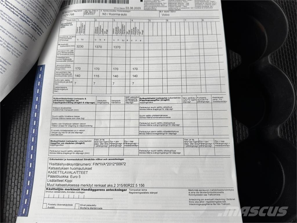 Volvo FMX 8x4 Tippbil