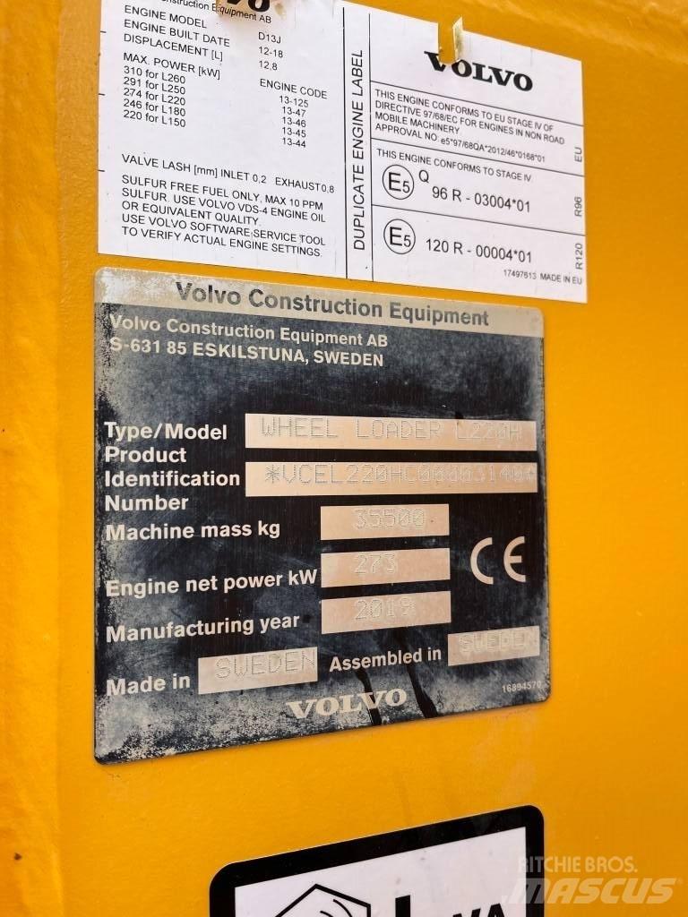 Volvo L220H Hjullastere