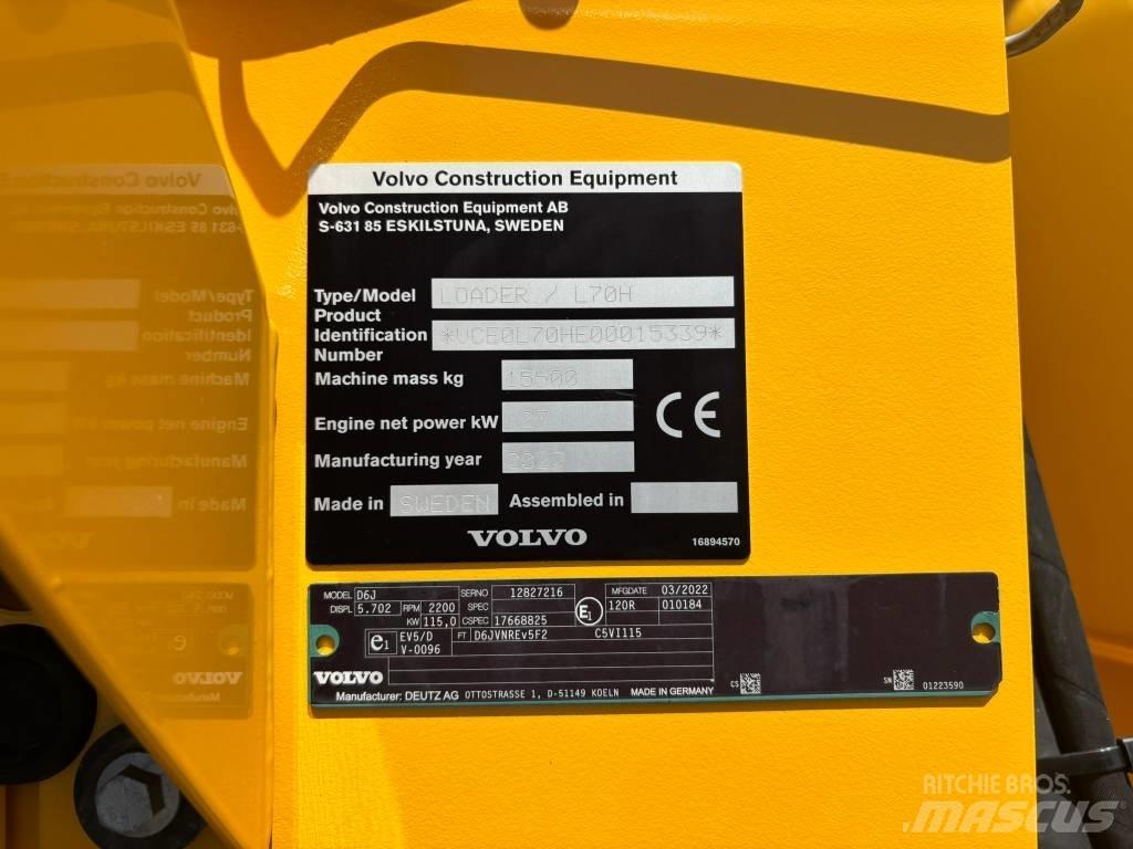 Volvo Radlader L70H Hjullastere