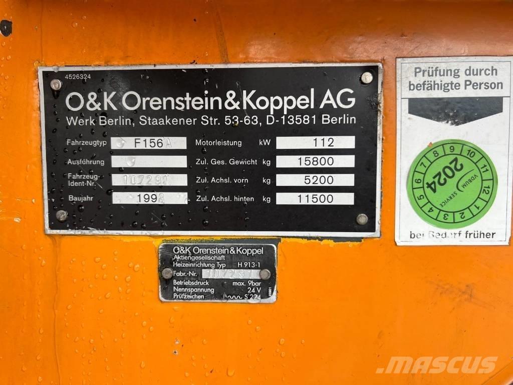 O&K F 156 A Veihøvler
