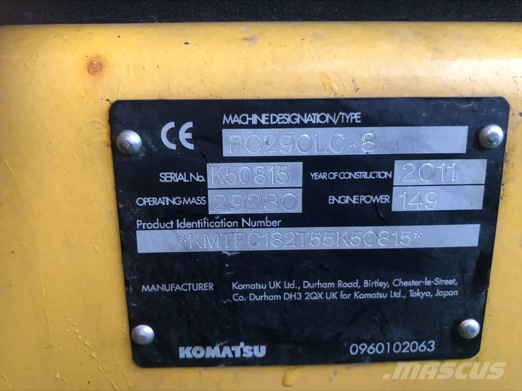 Komatsu PC 290 LC-8 Beltegraver