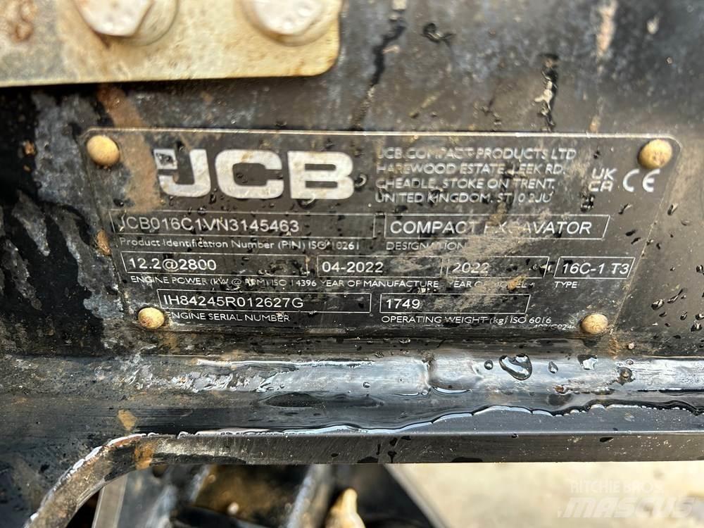 JCB 16C-1 Minigravere <7t