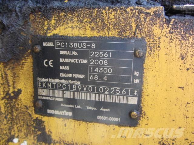 Komatsu PC 138-8 US Beltegraver
