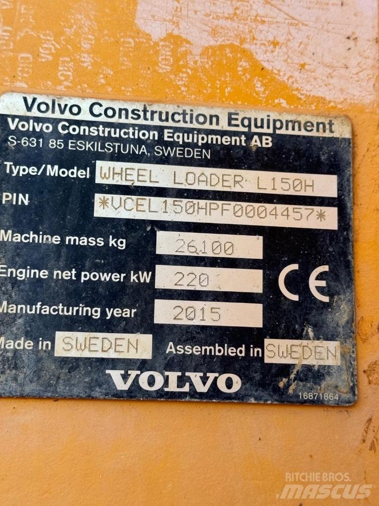 Volvo L 150 H Hjullastere