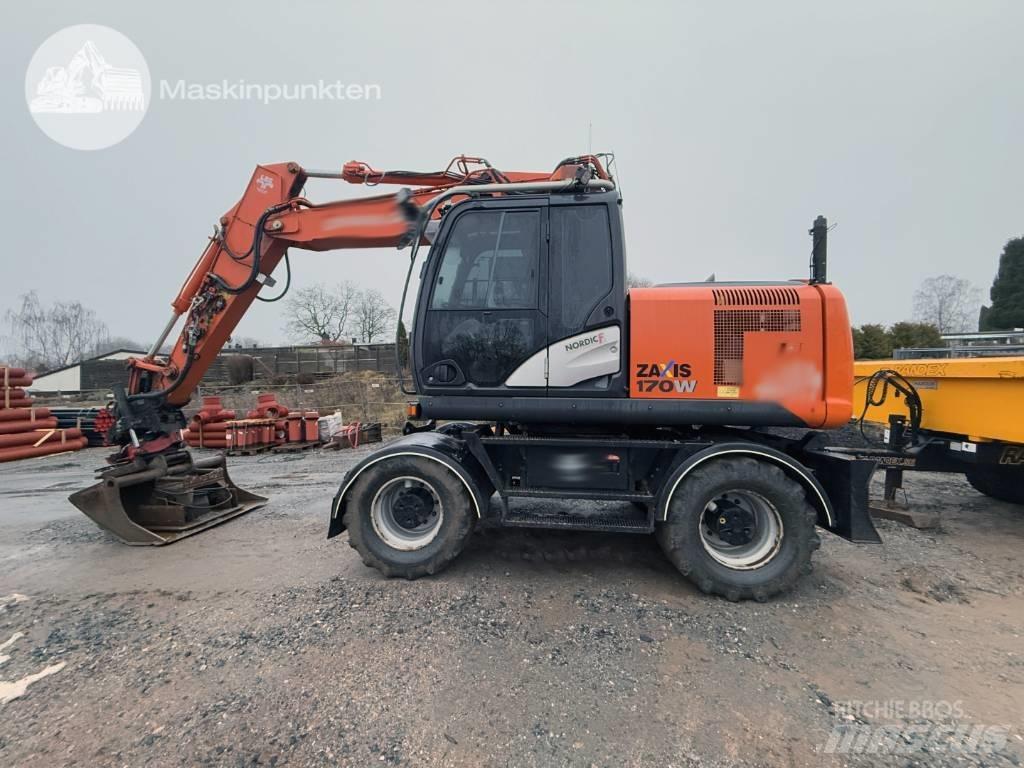 Hitachi ZX 170 W-5 B Hjulgravere