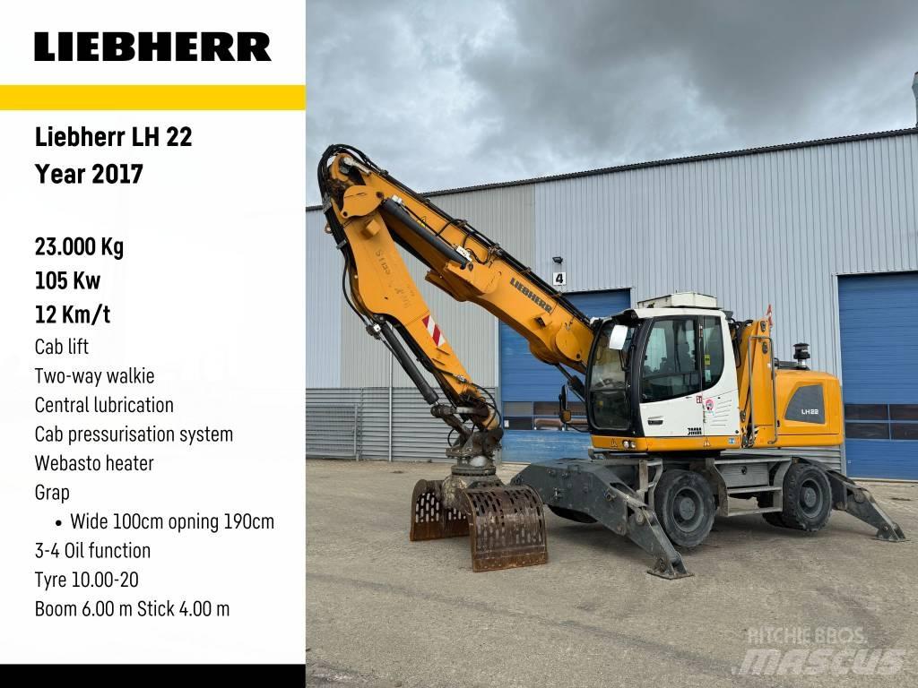 Liebherr LH 22 M Gravemaskiner for avfallshåndtering