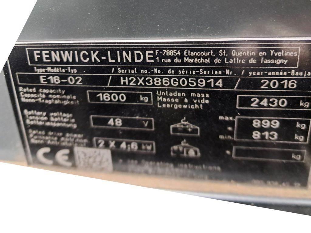 Linde E16-02 Elektriske trucker