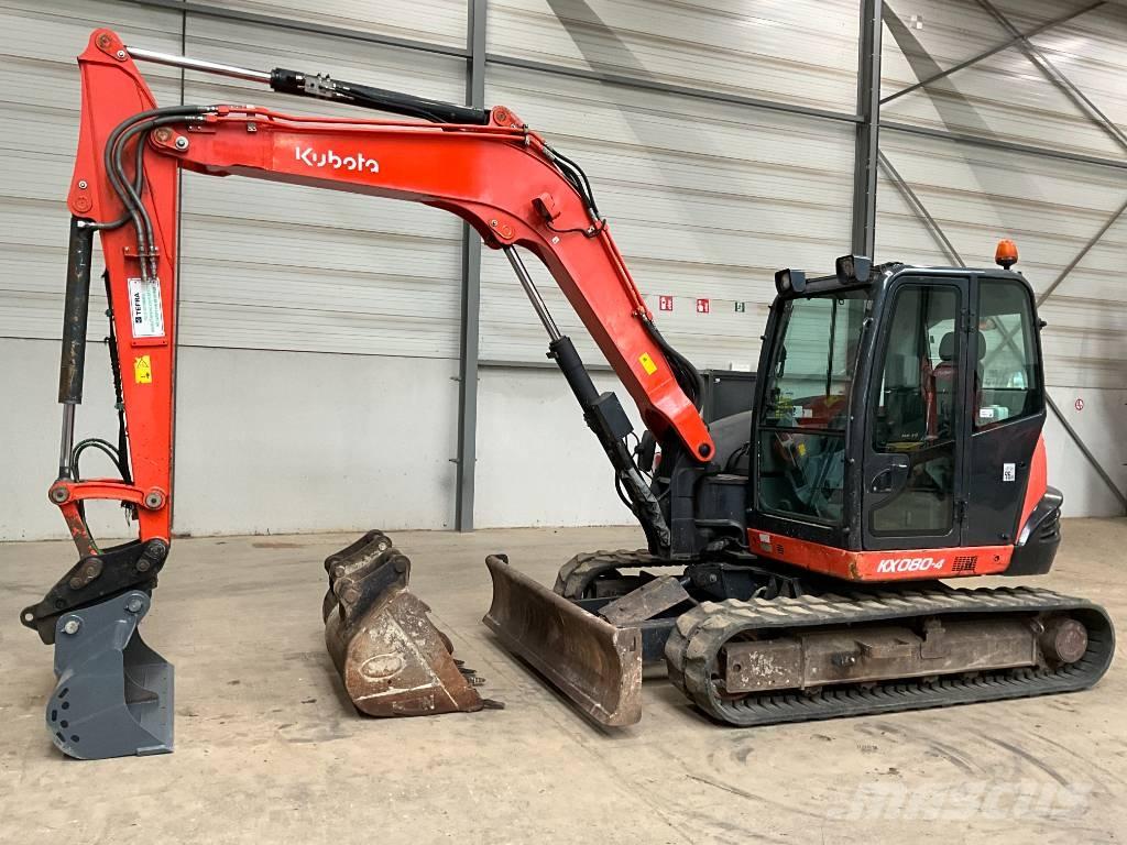 Kubota KX 080-4 Midigravere 7 - 12t