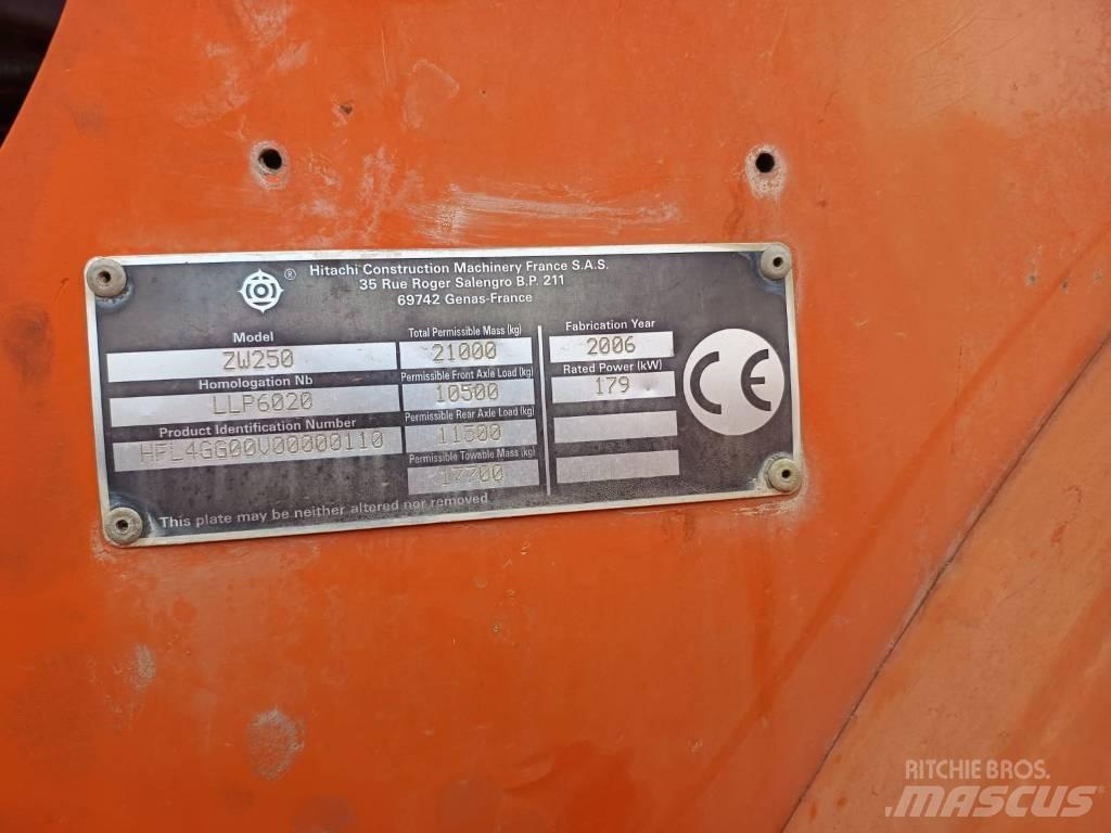 Hitachi ZW 250 Hjullastere