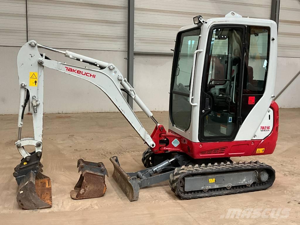 Takeuchi TB 216 Minigravere <7t