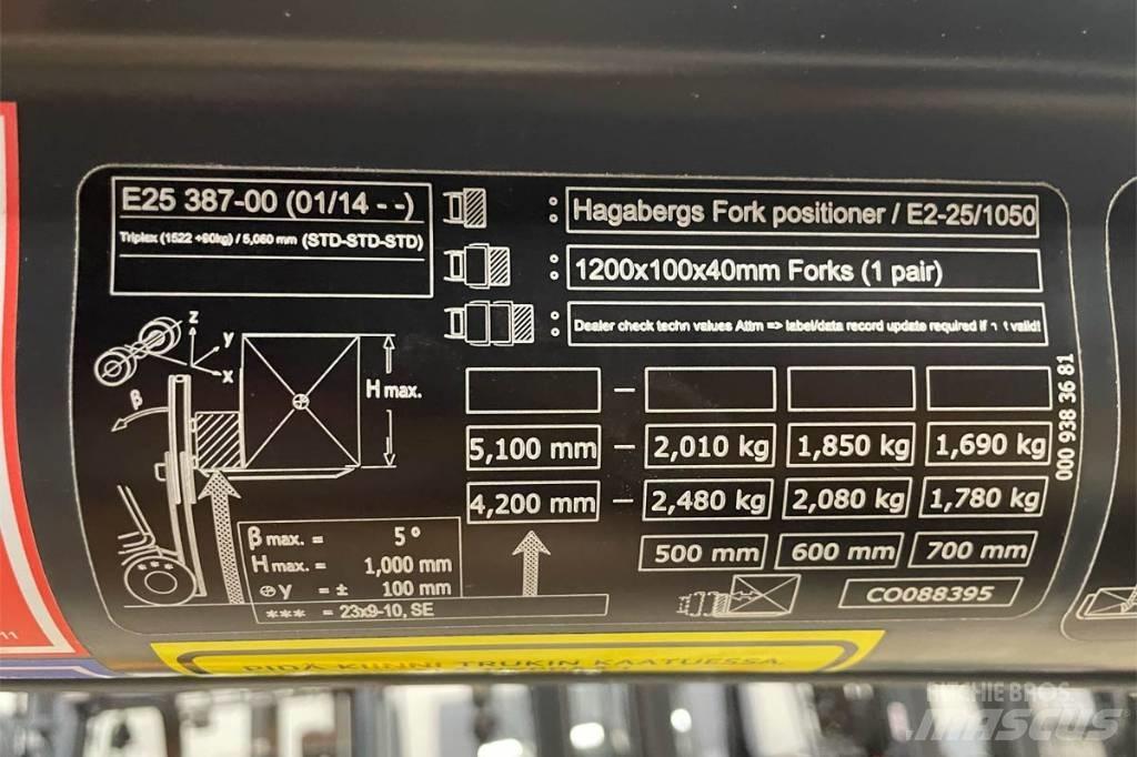 Linde E 25 Elektriske trucker