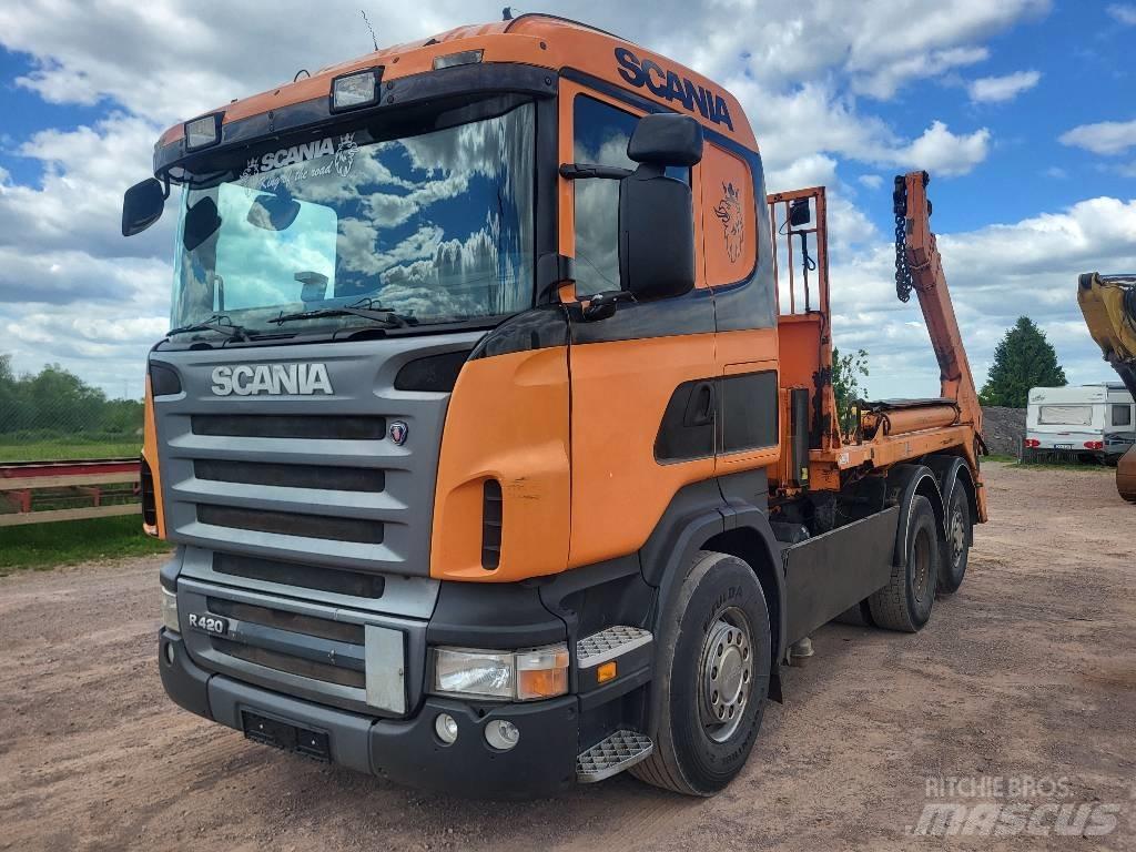 Scania R420LB 6x2 Lagercontainere