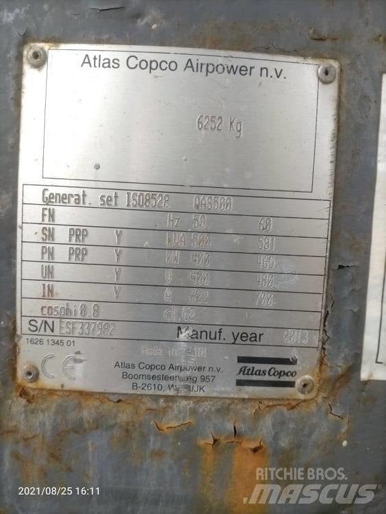 Atlas Copco QAS 500 Diesel Generatorer