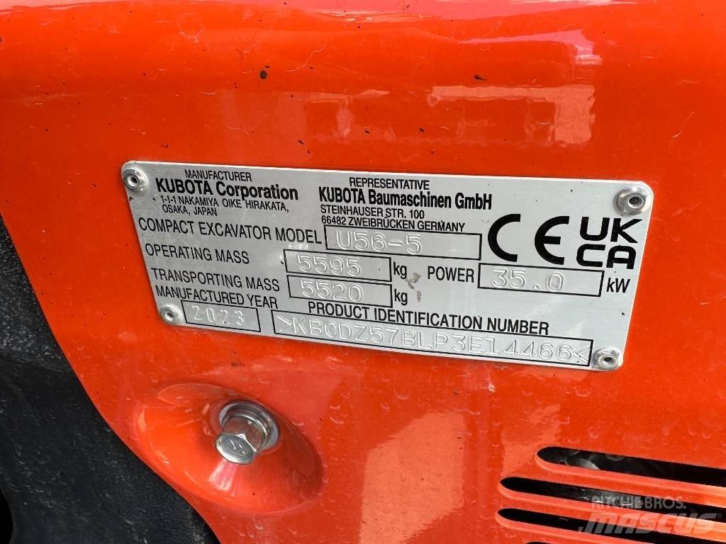 Kubota U 56-5 Minigravere <7t