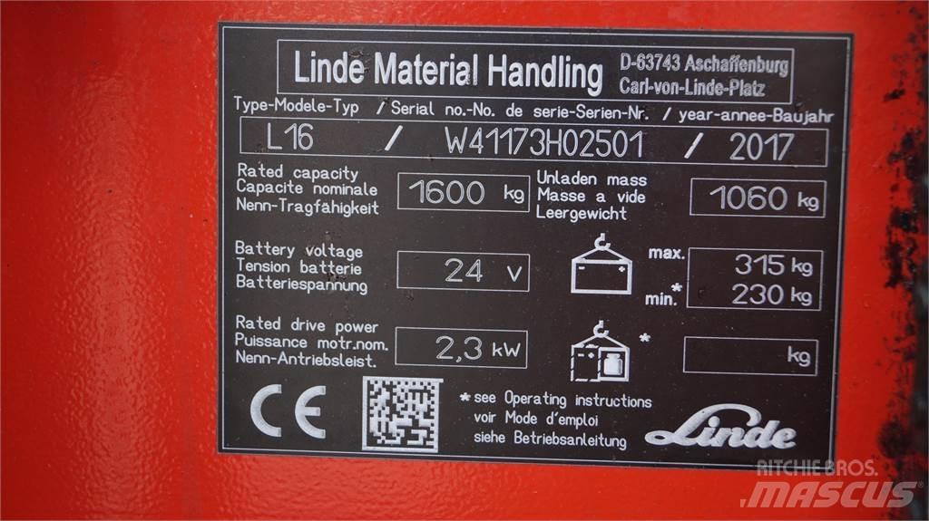 Linde L16i Ledestablere