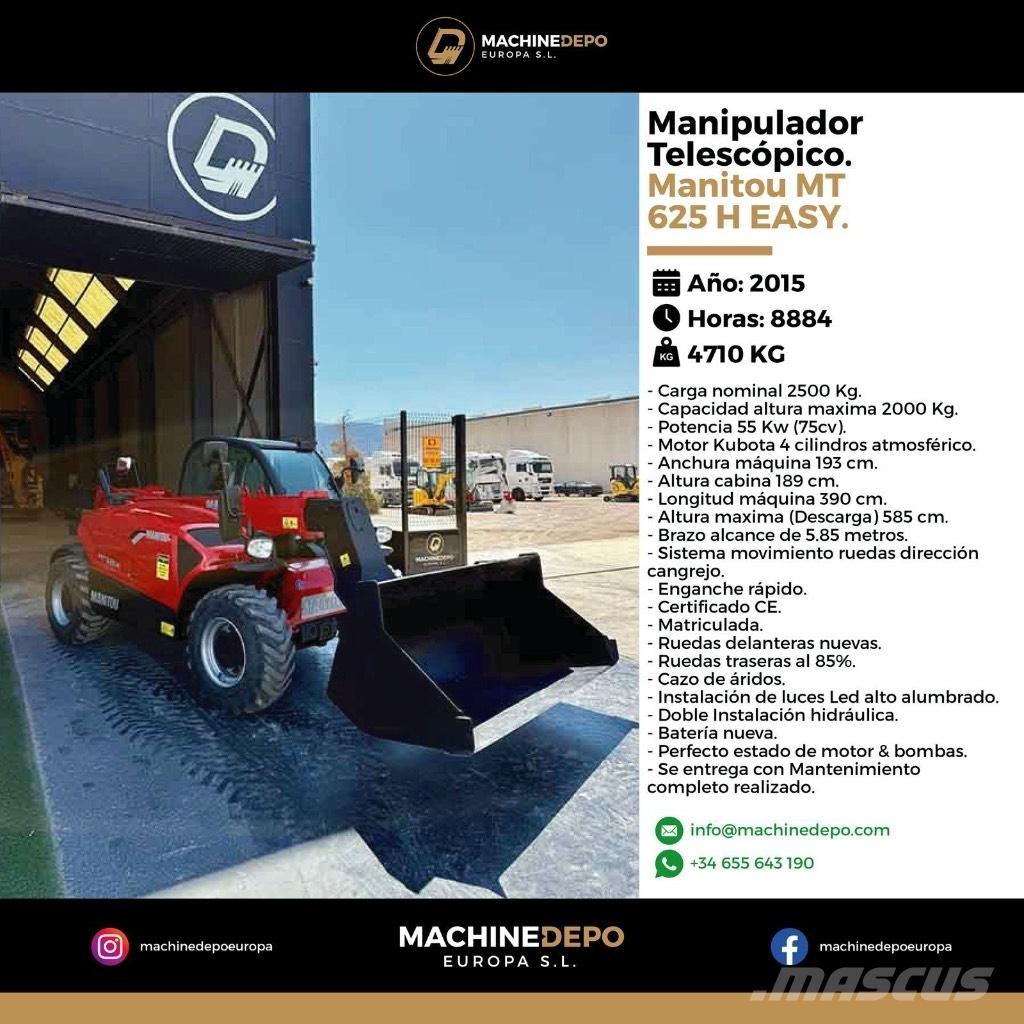 Manitou MT 625 H Teleskoplastere