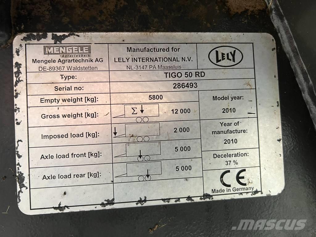 Lely Tigo 50 R D Selvlastende vogner