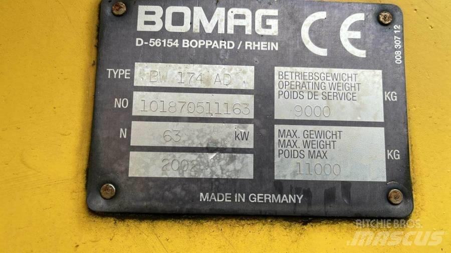 Bomag BW174 AD Tandem Valser