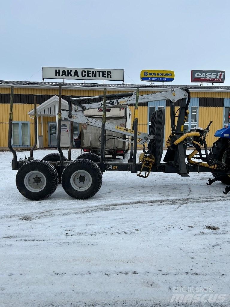 Kesla 10T + 204T Tømmerhengere