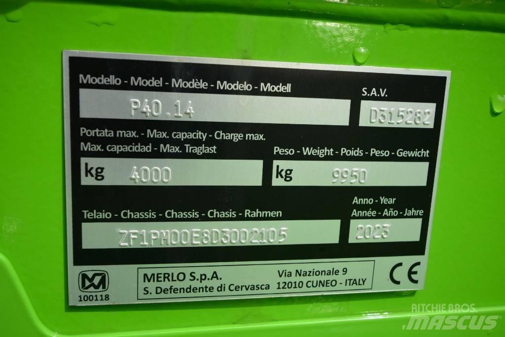 Merlo 40.14 Teleskoplastere