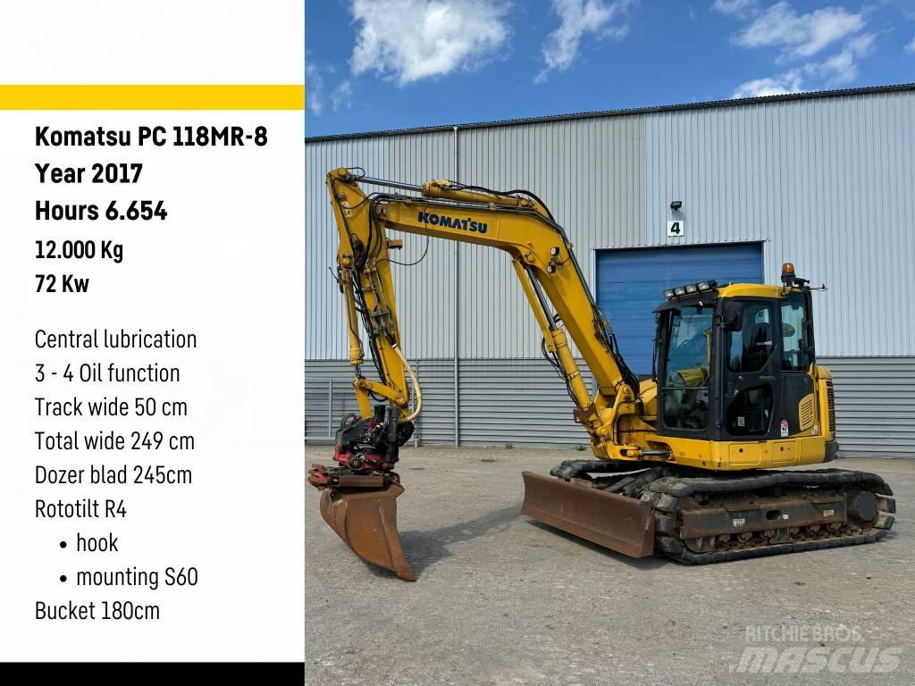 Komatsu PC 118 MR-8 Beltegraver