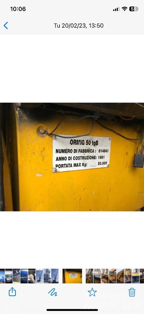 Ormig 50 ton Andre kraner