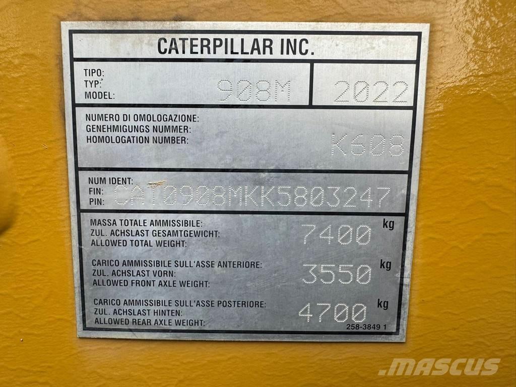 CAT 908M Hjullastere